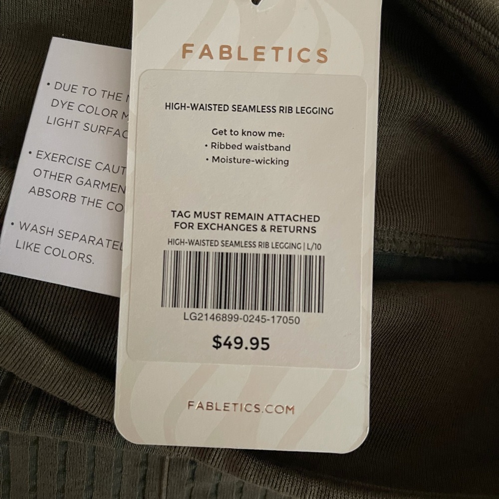 Fabletics High-Waisted Rib leggings - Picture 4 of 4